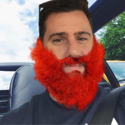 J W driving bearded J W driving bearded